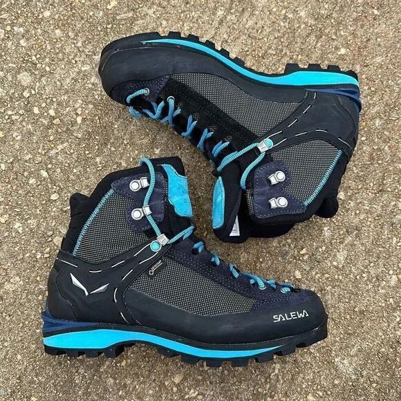 Salewa Crow GTX High Rise Hiking Shoes Women’s Sz 7 excellent condition - Picture 1 of 11